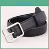 Genuine Leather Womens Belt With Square Buckle For Casual And Office Wear