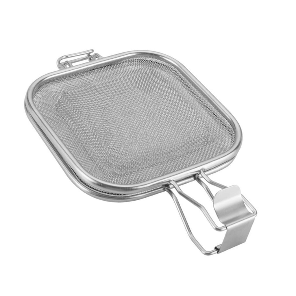 Stainless Steel Sandwich Grilling Rack Practical Baking Tool Sandwich Grilling Mesh Roasting Net for Professional Use