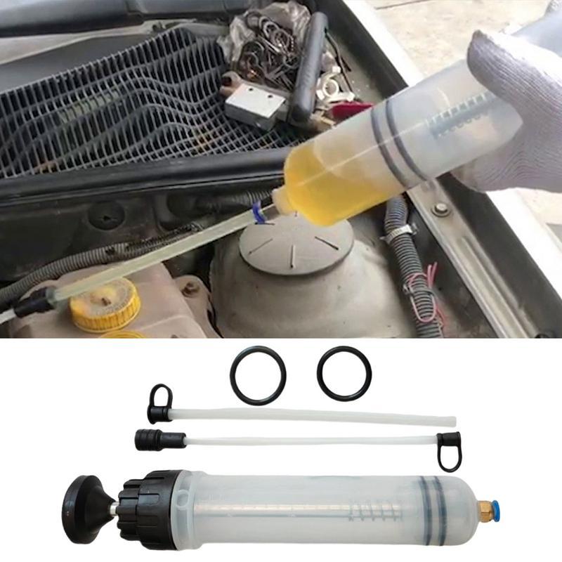 Pompa Estrattore Olio Auto 500cc Aspirazione Olio Sterzo Estrattore Fluido Estrazione Manuale Automobilistica Siringa Aspirazione Per Minivan