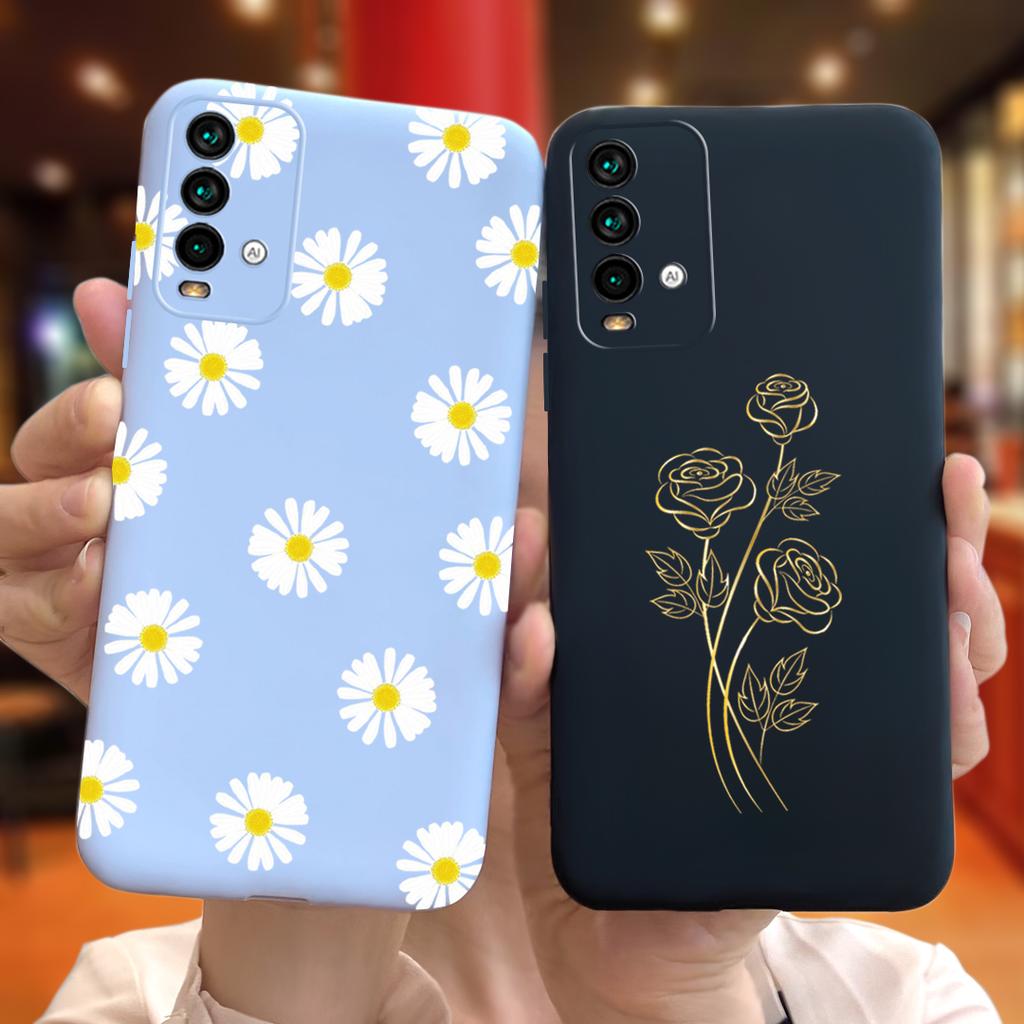 Case For Xiaomi Redmi 9T Case on Redmi 9T Soft Silicone Back Cover Funda For Xiaomi Redmi 9T Candy Color TPU Bumper Cute Cases