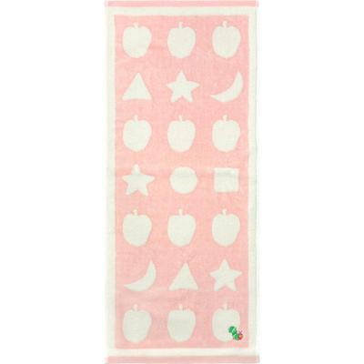 Hayashi Face Approximately 33 X Very Hungry Caterpillar FP433202 Towel, 80cm, Shape, Pink,