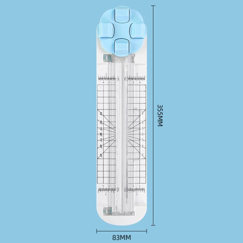 

Compact Plastic Cutting Tool For A4 Paper With Dual Blade And Easy Manual Operation