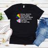 Direitos Iguais para Outros Não Significa Menos Direitos para Você Camiseta Não é Torta Camiseta Arco-íris LGBT Orgulho Gay Camiseta LGBTQ