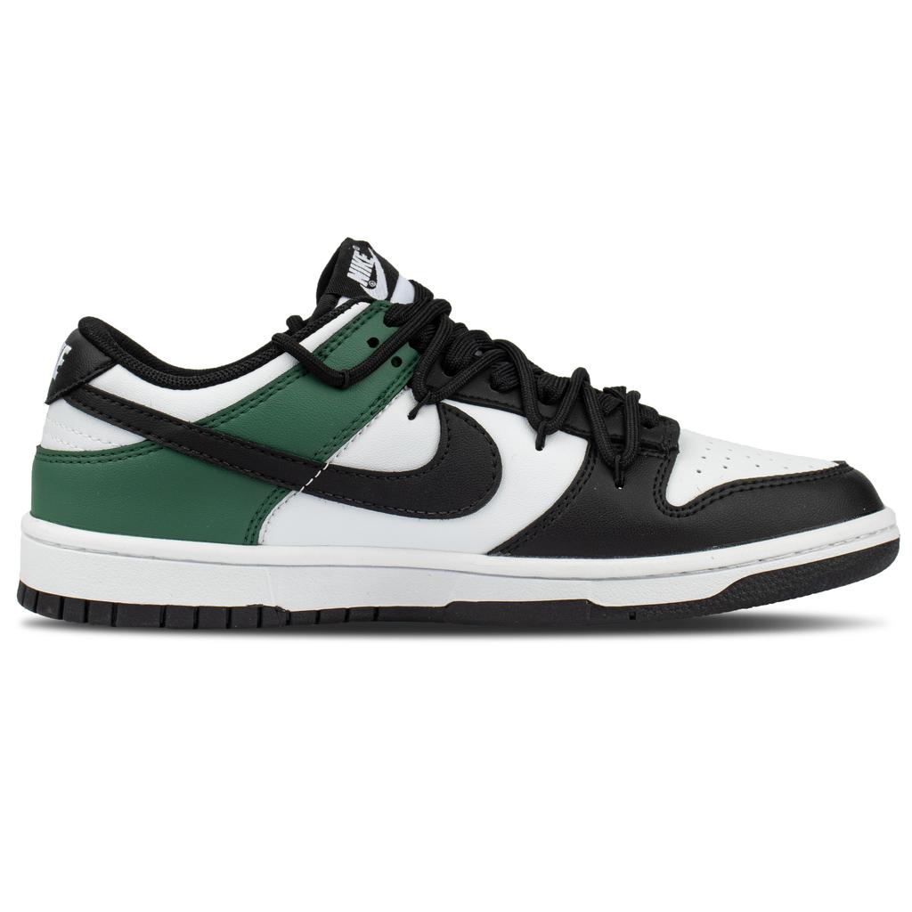 Nike Dunk Dark Green Intertwined Leather Cushioning Impact Resistance Low top Skateboard Shoes Unisex Jasper DD1391-100(Team845-Box)