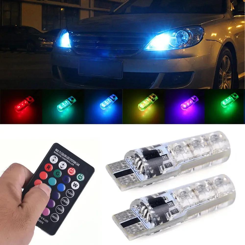 Colorful width indicator light remote control daytime running light modification super bright car width indicator light LED
