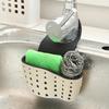 Kitchen Sink Holder Hanging Drain Basket Adjustable Soap Sponge Shelf Organizer Bathroom Faut Holder Rack Kitchen Acssories