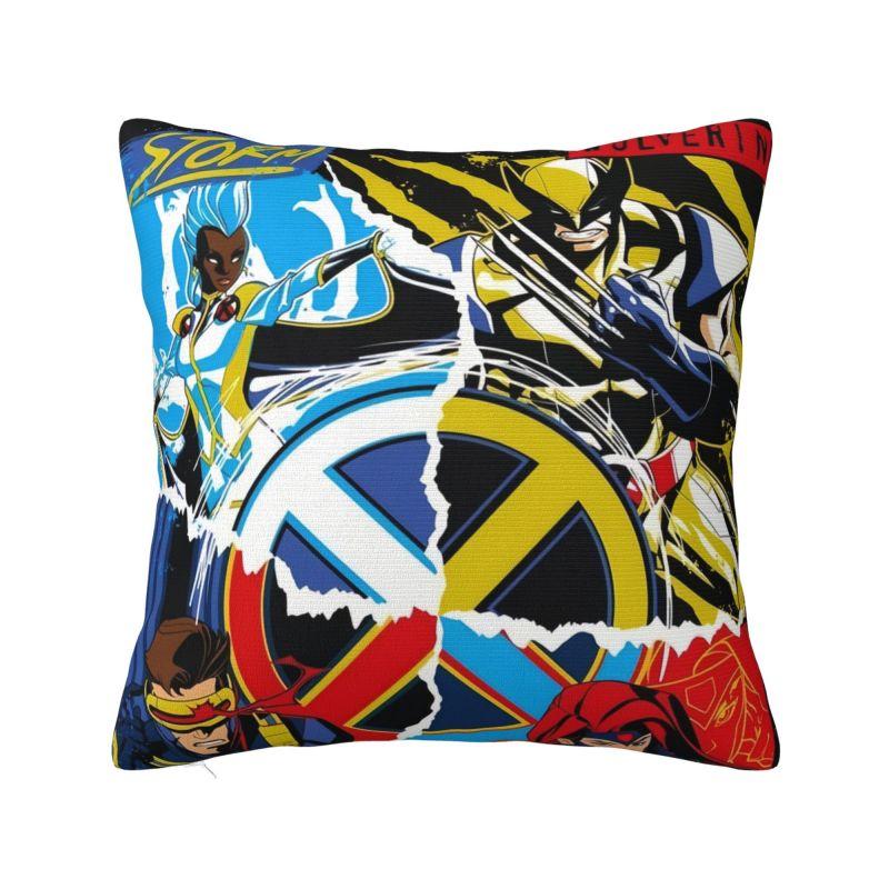 Benutzerdefinierte Luxus Disney X-Men Marvel Film Kissenbezug für Sofa Polyester Kissenhülle Heimdekoration