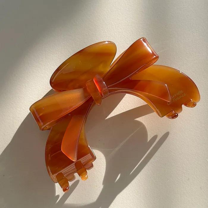Arch Ribbon Hair Clip (8color)