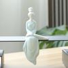 F Dehua White Porcelain Home Ornaments Classical Ladies Home Furnishing Decoration Creative Ceramic Tea Living Room Figurines