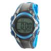 CREPHA Men's Digital Radio Controlled Solar Watch 5 ATM Waterproof Blue FDM7864-BL with EL Backlight Lightweight Sports Everyday Study Business