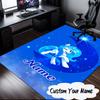 Custom Name Mythic Unicorn Dreams Carpet, Chair Rug,Area Rug for Office Bedroom Living Rooms Bedroom, Doormat Decor Christmas Fan Gifts