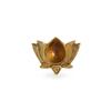Set of Dice In the Shape of a Lotus (2 Pcs), Lotus Shaped Brass Diya Set of 2, ExclusiveLane