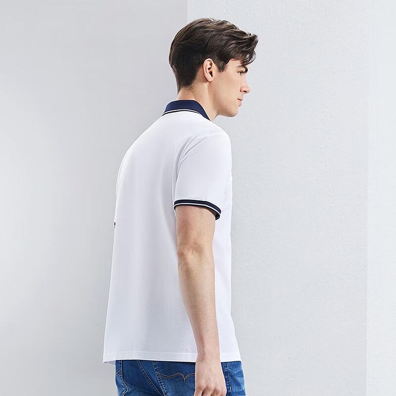 Septwolves Men s Silk Blend Anti-bacterial Short Sleeve Polo Shirt M