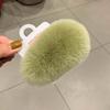 Autumn and Winter Clip Furry Hairpin Korean Super Fairy Plush Hair Accessories Rex Rabbit Fur Super Cute Fur BB Side Clip