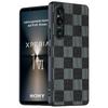 Applicabile a custodia per cellulare Sony Xperia 1-VI Fibra di carbonio pattern Kevlar anti-caduta ultrasottile Custodia protettiva in pelle Sony