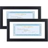 ELSKER&HOME 5X10 Business License Frame Black For 3.5X8 Standard Business License With Mat - 5X10 Frame Without Mat For Panoramic Picture, Wall Or