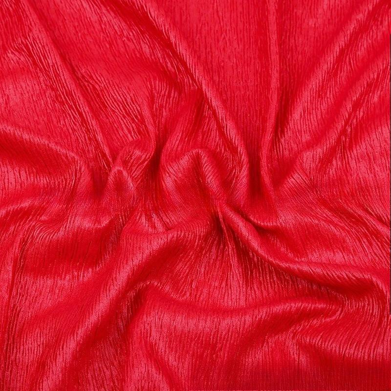 Solid Color Ethnic Style Washed Linen Cotton Cloth Fold Crepe Linen Fabric Handmade Sewing Diy for Dress Trousers Summer T-shirt