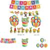 Mexican-inspired Party Supplies For Children's Halloween Party Decorate With Ghostly Cake Toppers Banners And Balloons