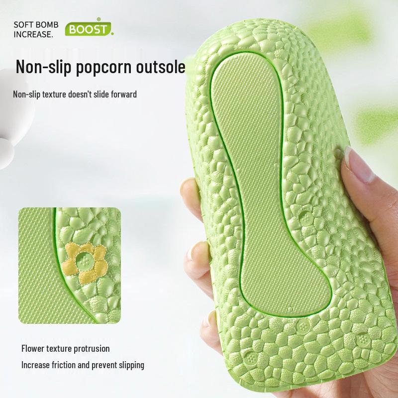 Popcorn Unsichtbare Höhenerhöhende Einlegesohlen: Rutschfeste, bequeme, atmungsaktive Halbfußpolster für Männer und Frauen.