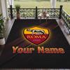 Custom Text Printed Rug AS Roma Non Slip Floor Carpet For Home Room Decor