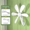 Yangzi Wall-Mounted Fan: Small Electric Fan for Home, Dorm, and Kitchen, No Drilling Required