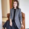Women's Casual Plaid Blazer