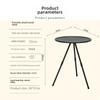 Portable Picnic Camping Table Adjustable Small Round Table Outdoor Aluminum Alloy Folding Table Lightweight Coffee Table