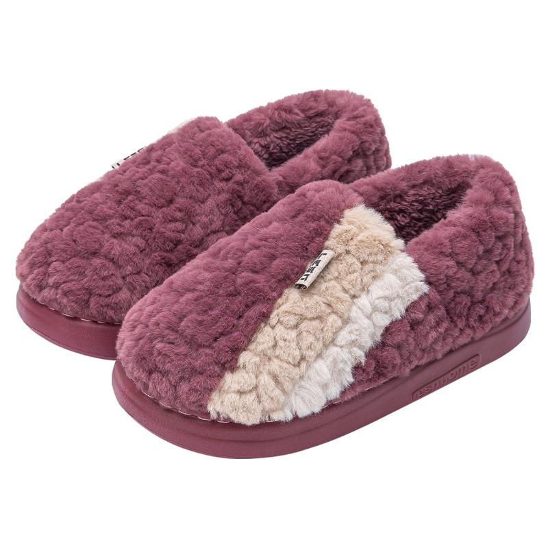Elderly cotton slippers women's new winter non-slip indoor home bag and warm cotton shoes outer cotton mop men