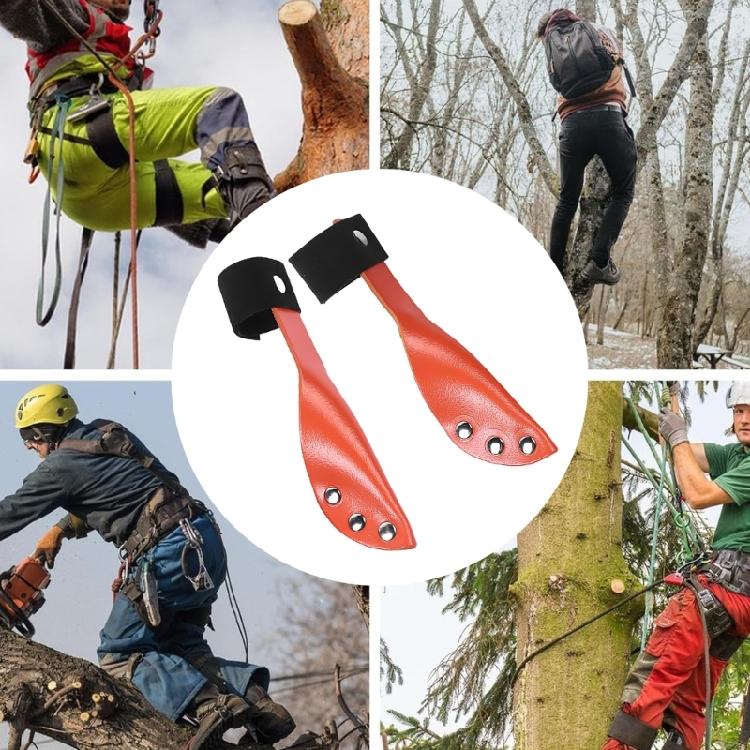 2Pcs Climbing Spikes Cover Tree Spikes Protections Cover Soft Climbing Splke Caps Guard for Professional Climbers