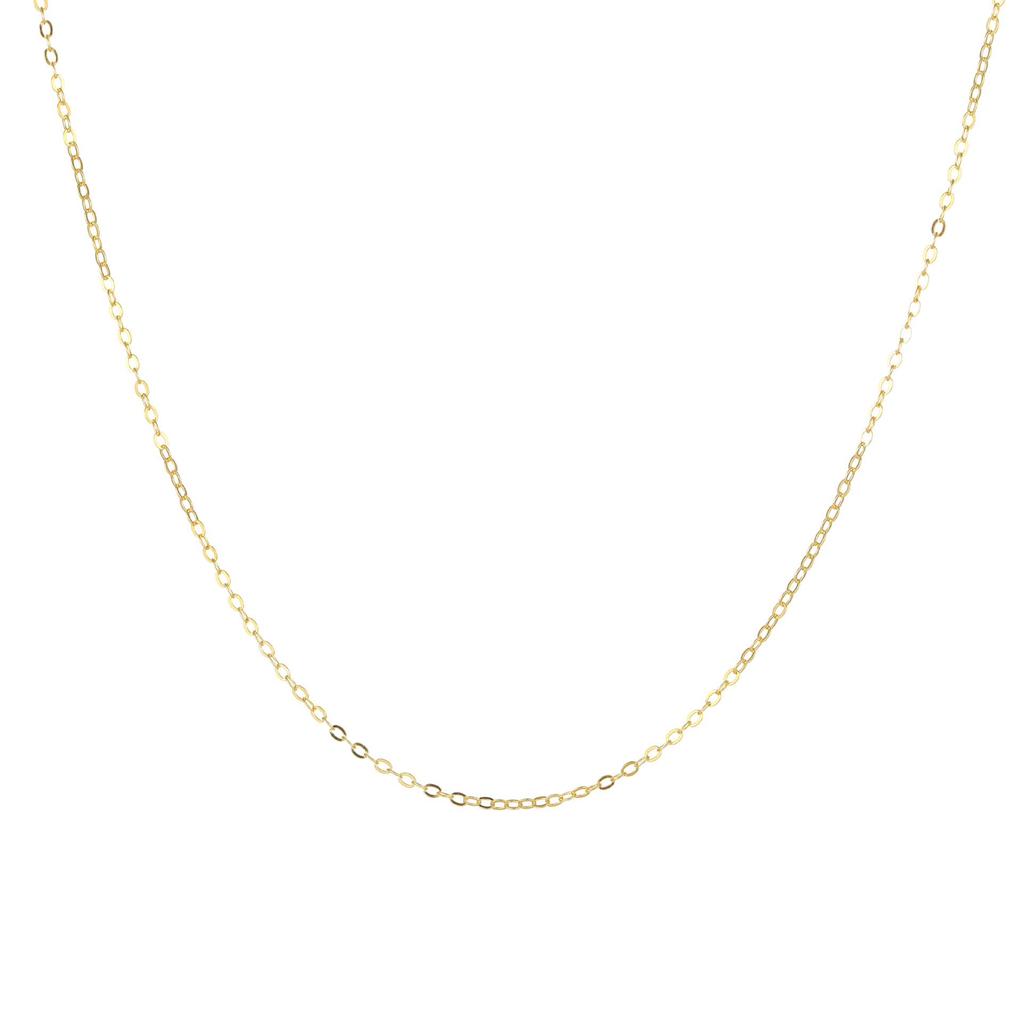 S925 Silber & 18K Gold Minimalistische Stapelbare Schlüsselbein-Halskette, Zarte Damen-Anhänger-Kette