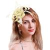 Hair Clip Flowers For Women Fascinators For Women High Tea Party Hats Cocktail Wedding Headware Bridal Headpiece