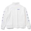 Basketball Oversized Turtleneck Sweatshirt, Size Large, White