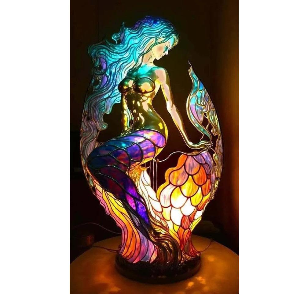 

Тварини Фантазія Настільна лампа Статуя зі смоли USB-штекер Світло Креативний стиль Настільні прикраси Ремесло Прикраса дому Прикраса святкової вечірки Настільна лампа Battery