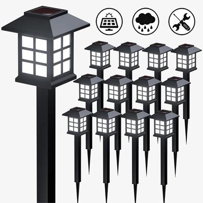 Luci solari a LED per vialetti, prato, esterni, IP65, impermeabili, decorazione solare per vialetti da giardino, vialetti, vialetti, patio, cortile e prato