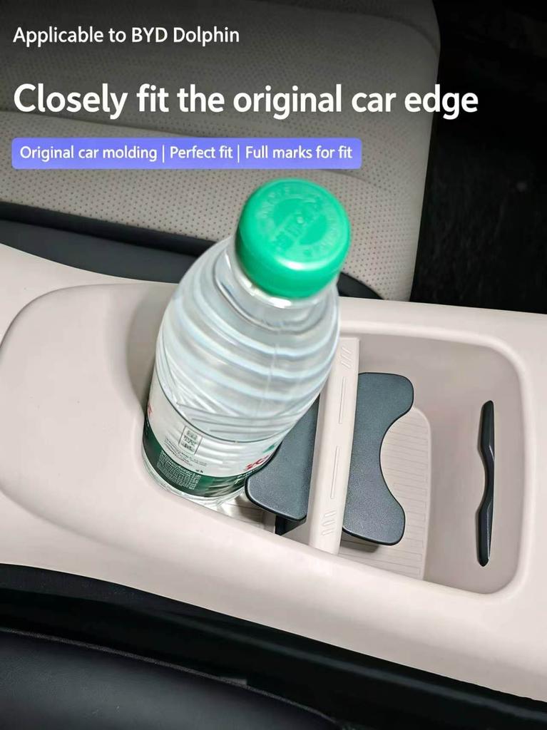 For BYD Dolphin Central Control Integrated Silicone Pad Interior Gear Shift Cup Pad Wireless Charging Accessories Modification