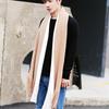 Windproof Long Wool Tassel Scarf Thickened Winter Neckerchief Elegant Women Cashmere Scarf  Student