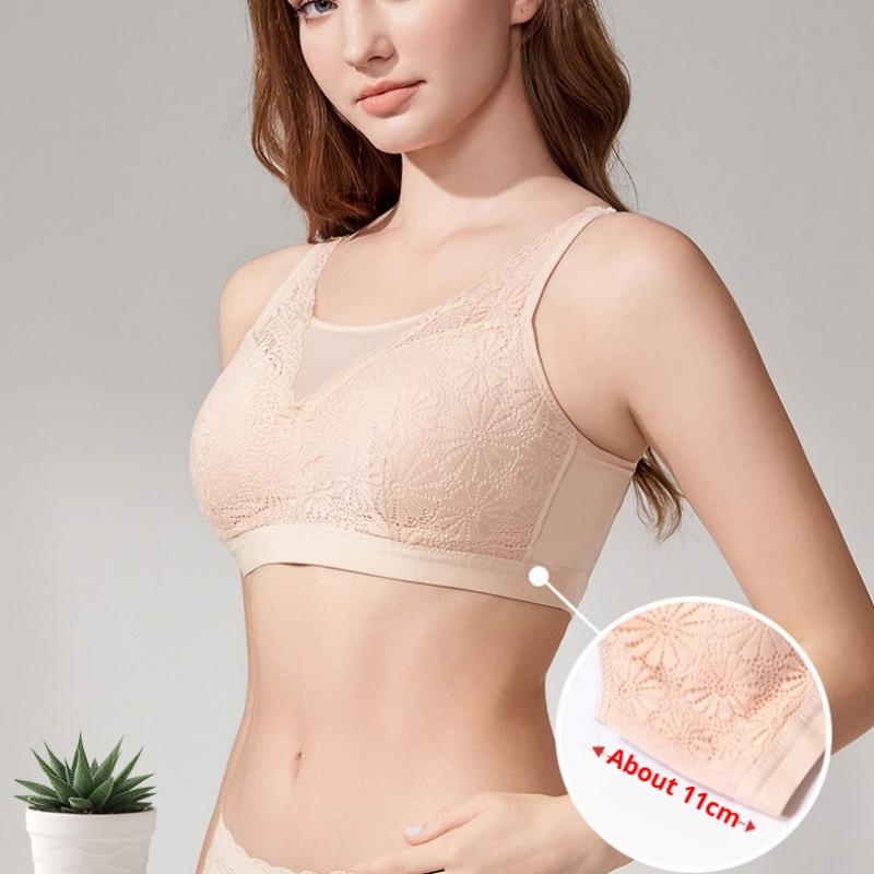 Large Cup Tube Top with Push-up Sexy Full Cup Thin Style Sports Without Steel Ring Large Size Bra