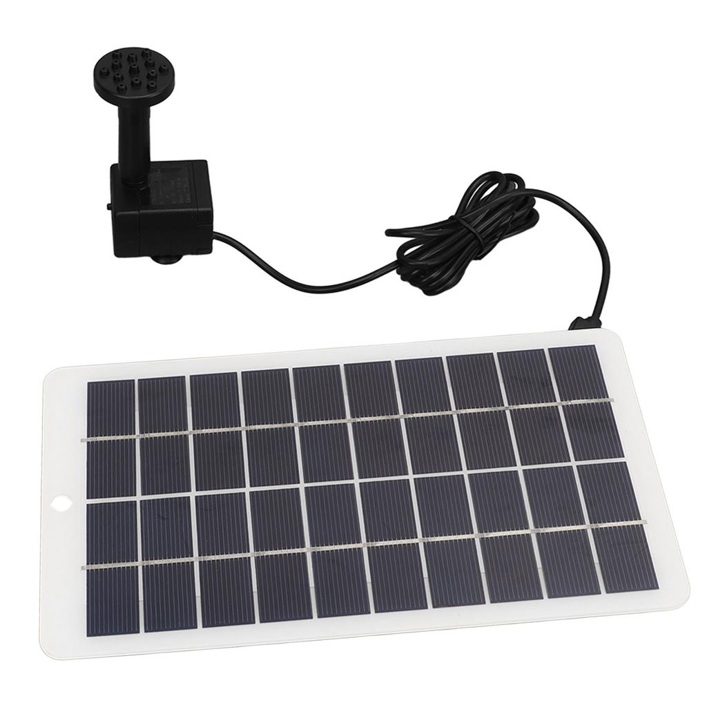 Solarbrunnenpumpe Professionelle Hocheffiziente Solarbetriebene Wasserpumpe für Außen Garten Terrasse