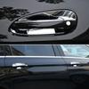 Dla Mercedes Benz Klasa E W213 Klasa C W205 GLC X253 2016-19, ABS Węgiel Zewnętrzny Uchwyt Drzwi Miska Ochronna Pokrywa Samochodu