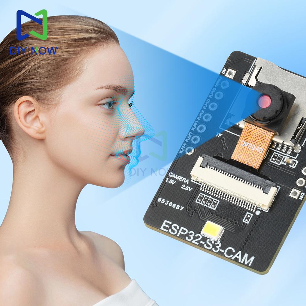 ESP32 Camera Module ESP32 S3 CAM OV2640 Camera Module WiFi Bluetooth Development Board Vision Recognition Module Type-C
