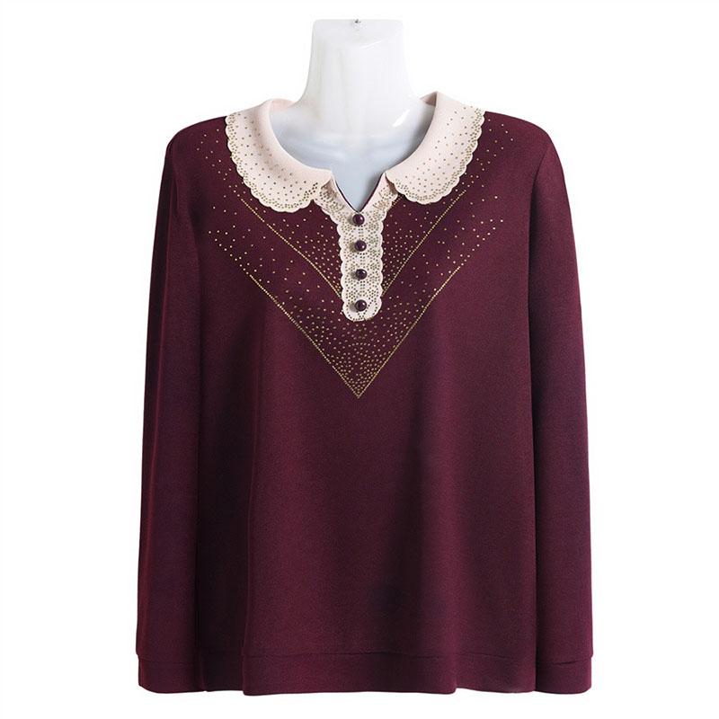 

Женский свитшот Хлопок Оверсайз Утепленный Свободный Повседневный Топ с длинным рукавом Свитшот XXL