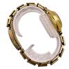 [USED] SEIKO Hand-Wound Round Rubber Strap Gold Women's Watch 1240