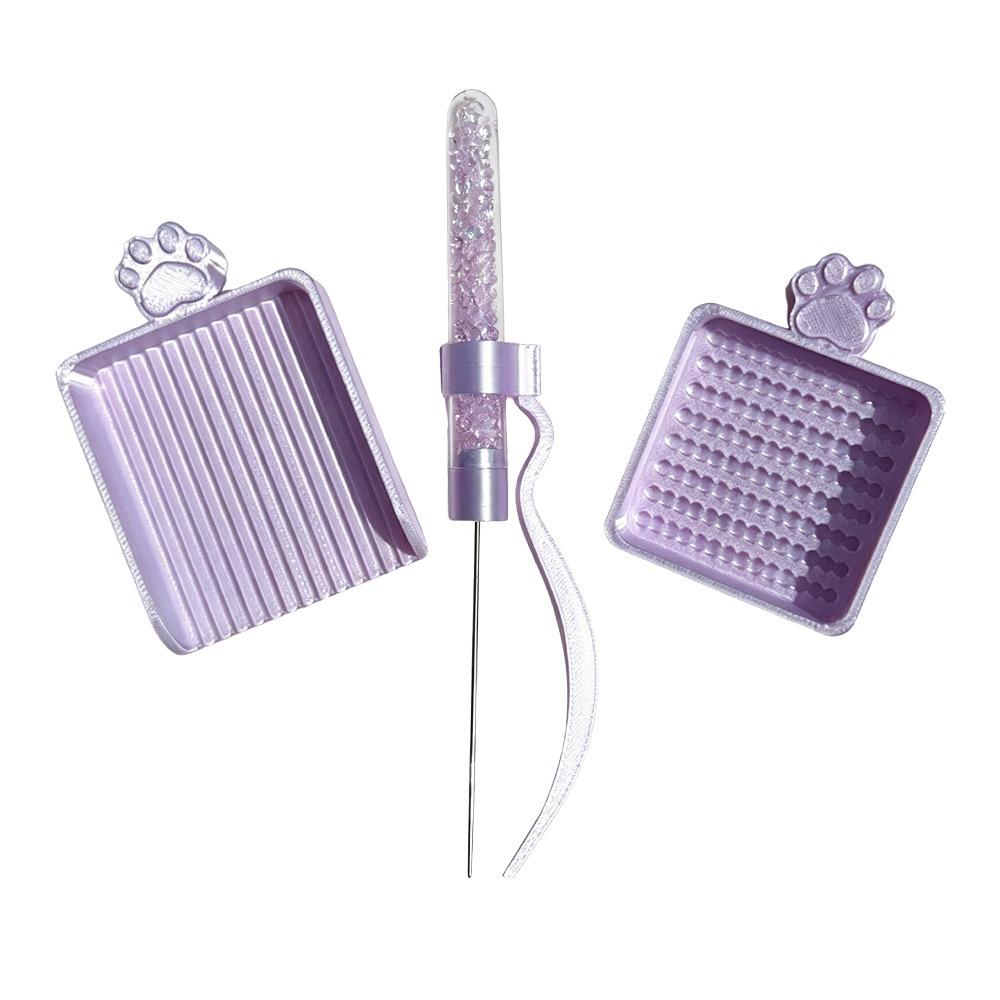 3PCS Cat's Paw Fuse Bead Pen Set DIY Collage Bead Tool New Bead Pick Pen