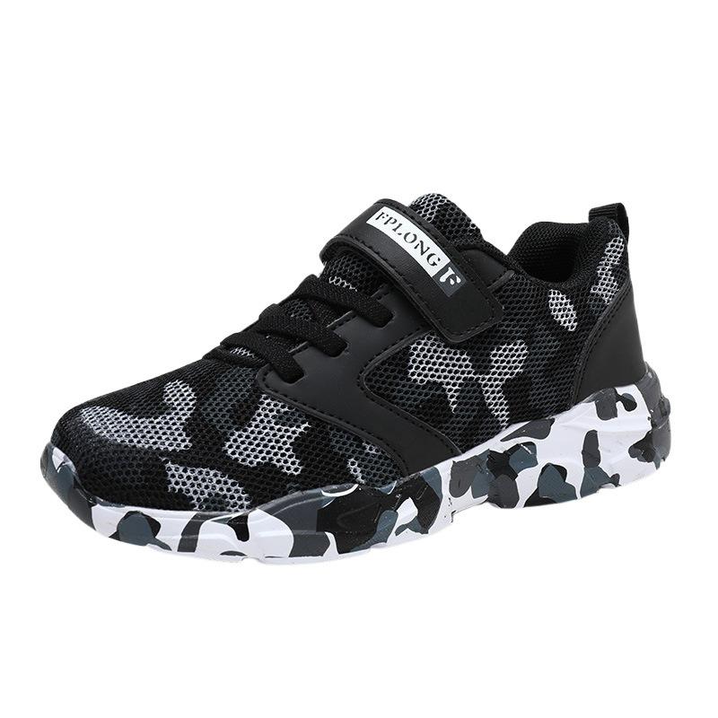 905 Children's Sports Shoes Summer Camp Military Training Camouflage Shoes Youth Non-slip Student Models Mesh Breathable Soft Sole