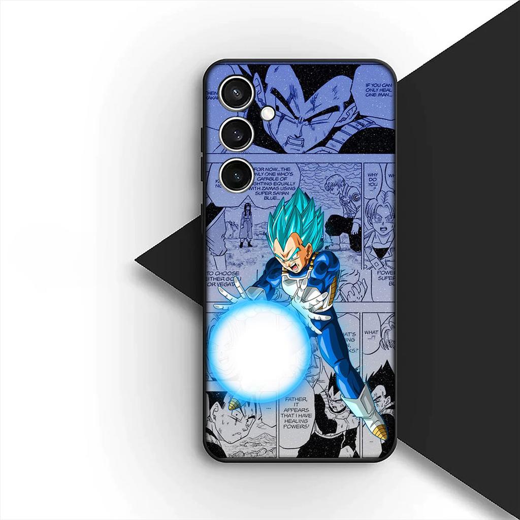 Vegeta Dragons Gokus Balls Super Cover for Samsung Galaxy S25 S24 S23 FE Ultra Plus S7 Edge S25+ S24+ A56 5G + Coque Phone Case