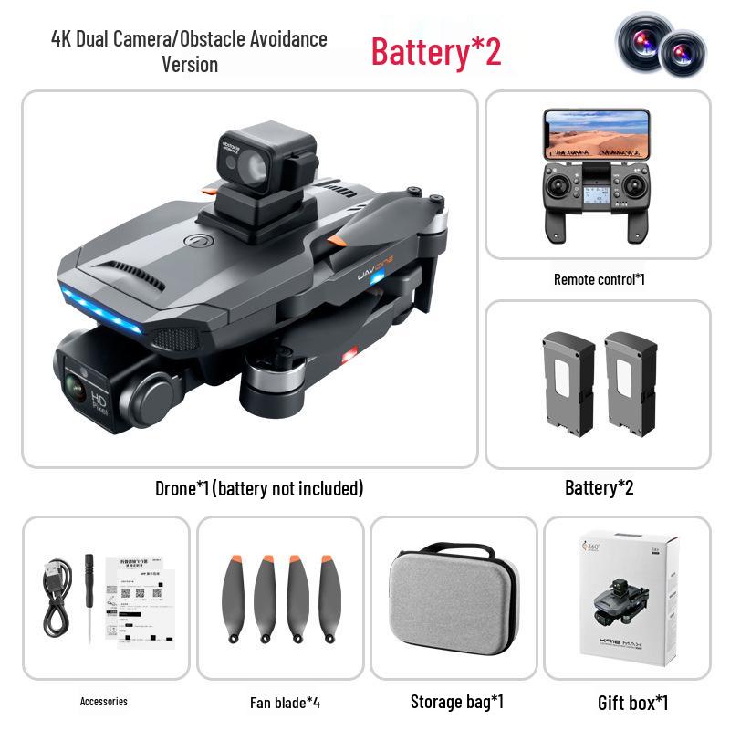 K918MAX Professional HD Drone with Laser Obstacle Avoidance and GPS