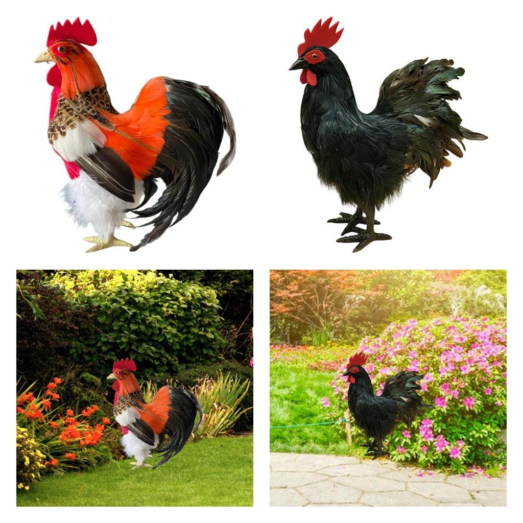 Simulační model kohouta Umělá venkovní dekorace na terasu dvůr kuchyň
