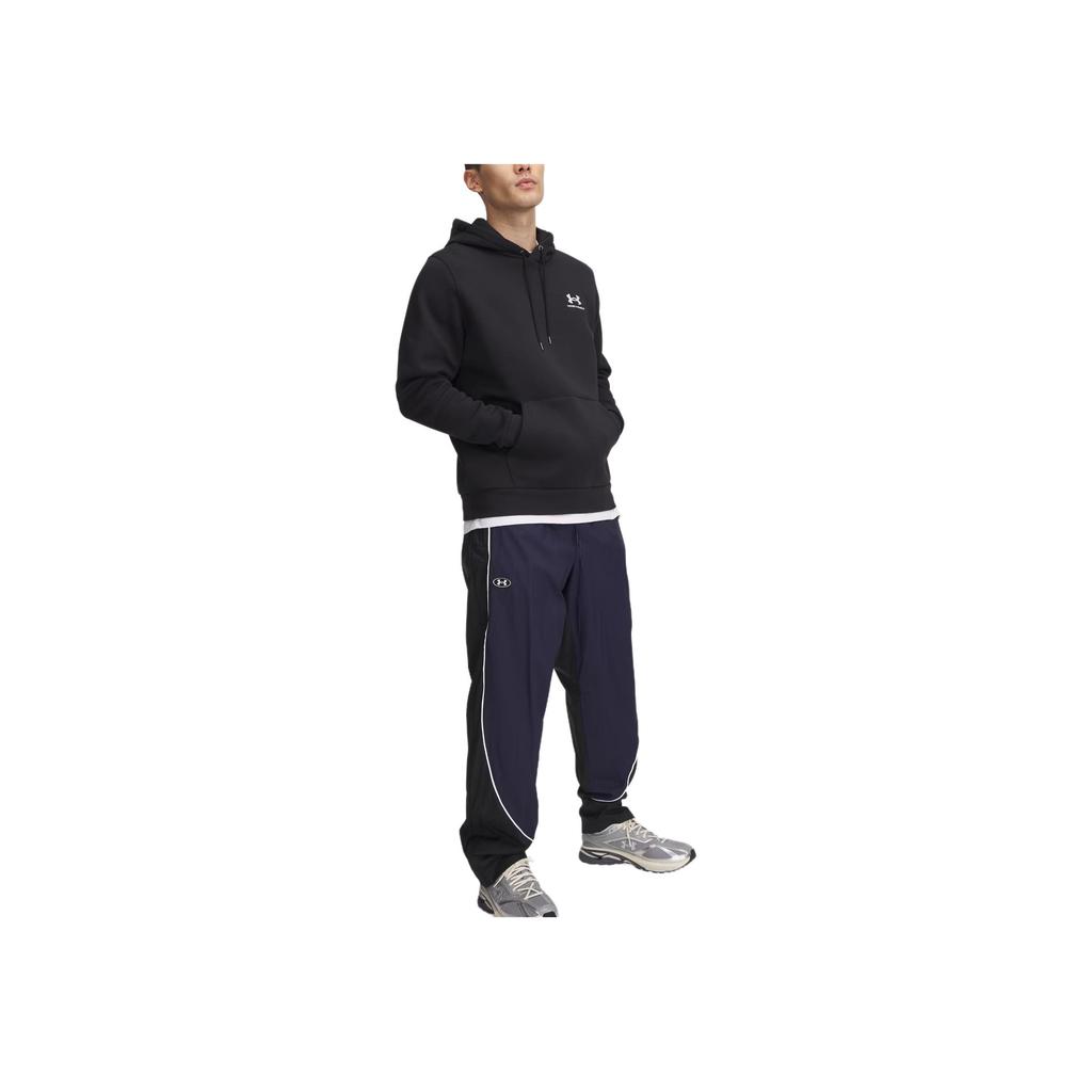 Under Armour Ss25 Track Series Fashion Versatile Woven Lace-Up Sports Long Pants Men Bottoms Black 1390288-001