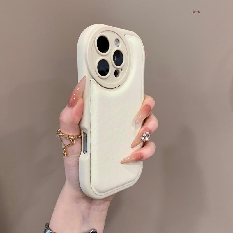 Suitable for Apple 16promax Phone Case, Air Cushion, IPhone15 Full Bag, 14 Anti-drop, Chubby Bread, 12 Creative Skin