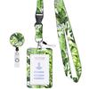 Badge Holder with Retractable Reel Clip And Lanyard ID Card Holder for Nurses Teachers Students Worker